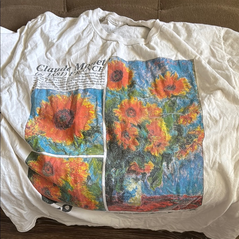 Floral Graphic T-Shirt in White